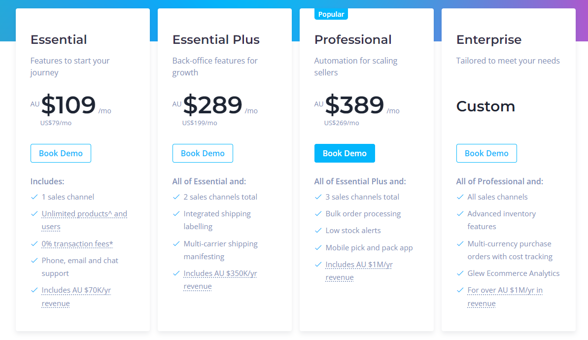 Neto pricing plans